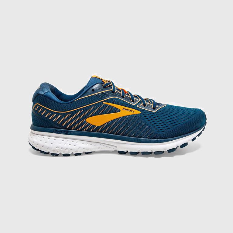 Tenis Brooks Ghost 12 - Zapatillas Para Correr En Asfalto Hombre - Azules (OYEG-53127)